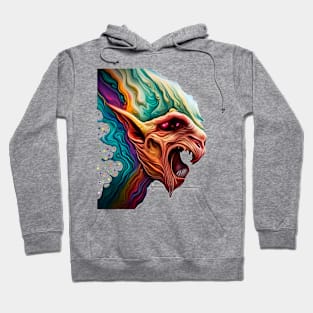 crazy alien Hoodie